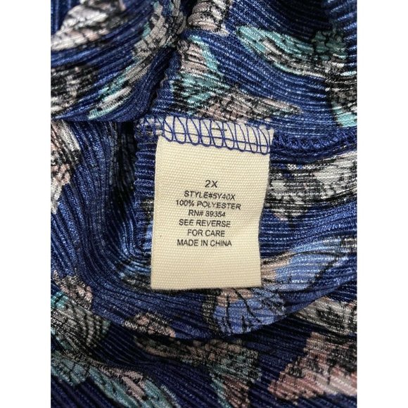 Blue Butterfly Spaghetti Strap Maxi Dress - Picture 7 of 7